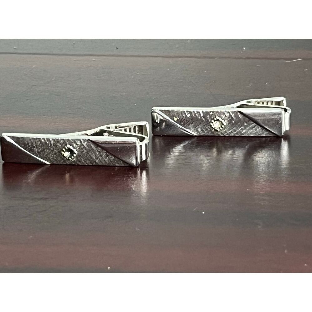 VTG Sarah Coventry Tie Tack Lot of 2 Silver Tone